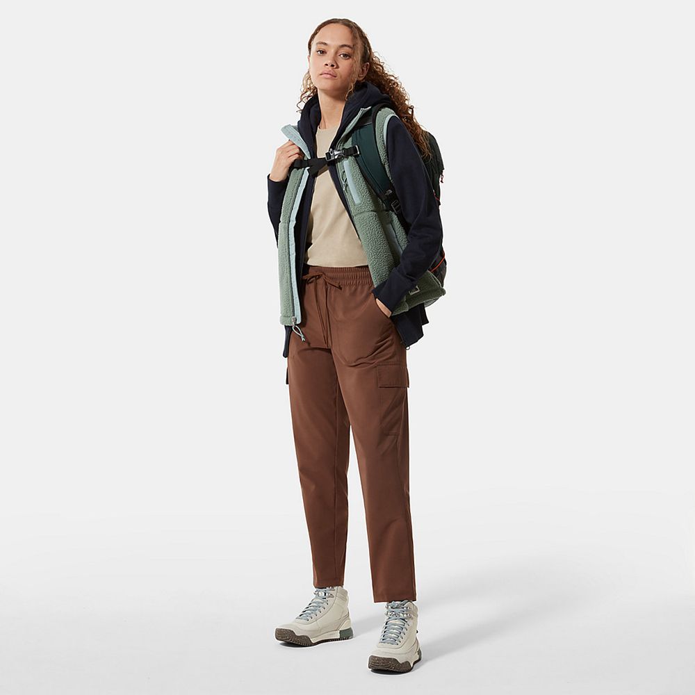 The North Face Pants Womens Australia - The North Face Never Stop Wearing Cargo Brown (GKT-369741)